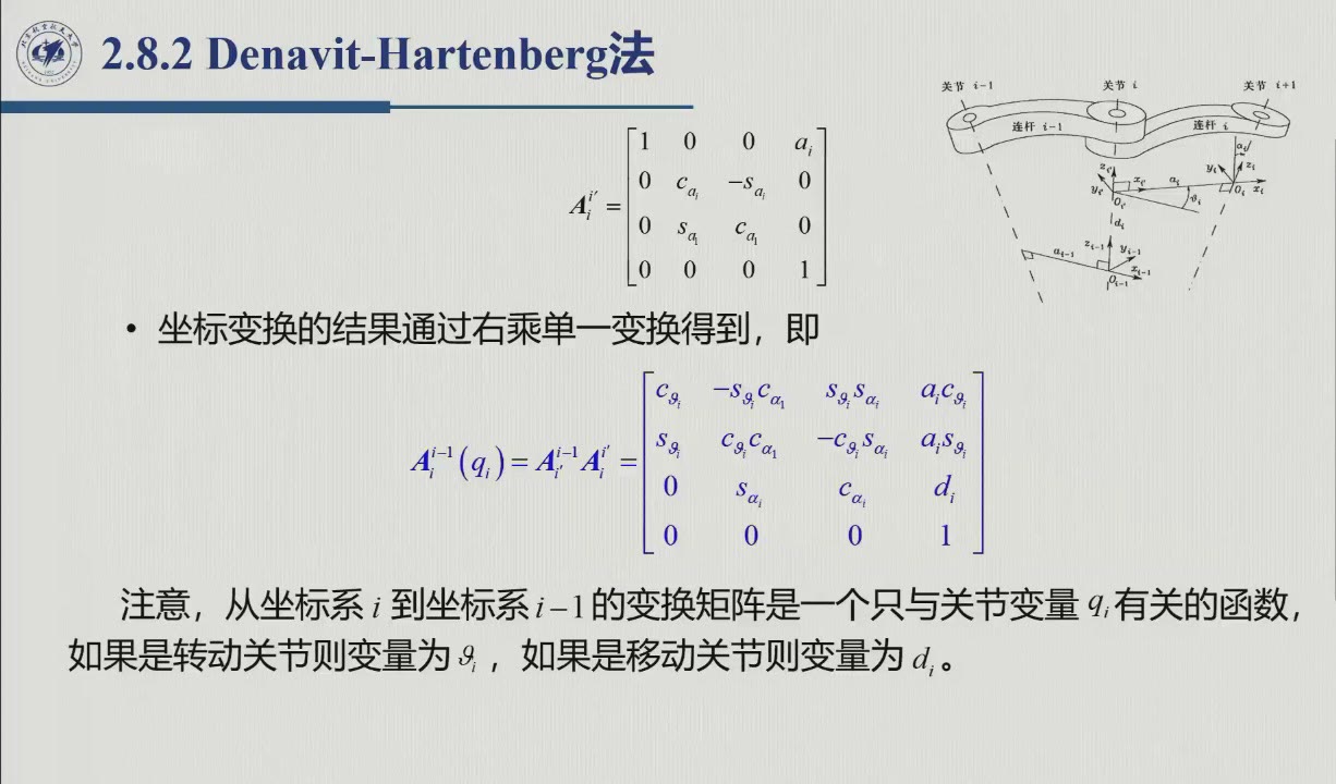 课堂幻灯片 · 约1:09:28：A_i^{i-1} 完整矩阵