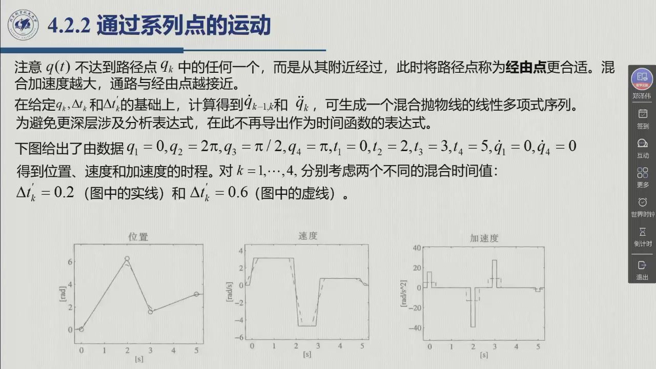 课堂幻灯片 · 01:52:43：图 4.9 两组混合时间的对比
